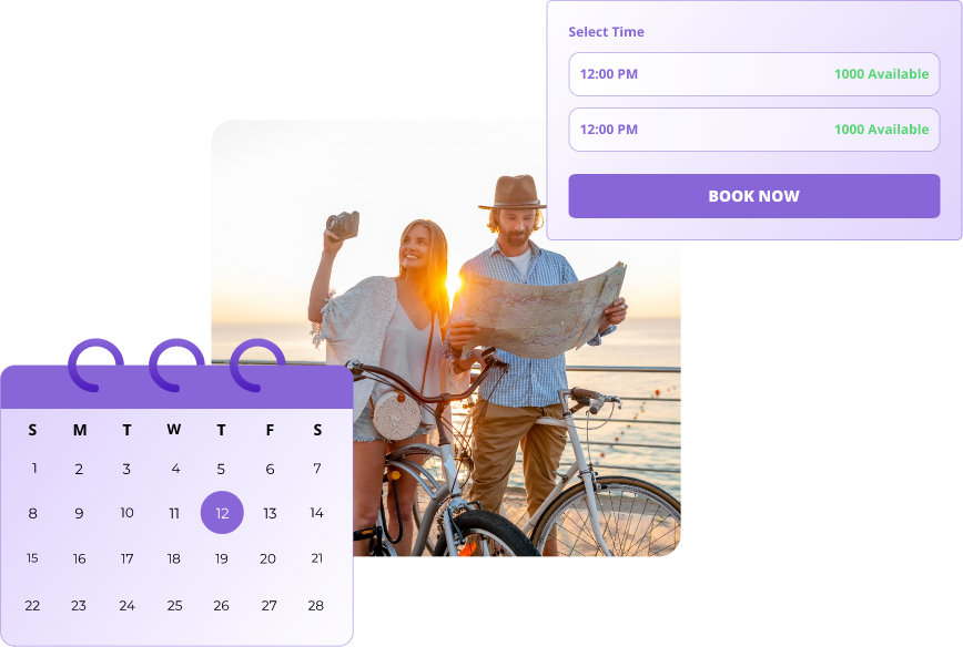 cycling tour reservation software