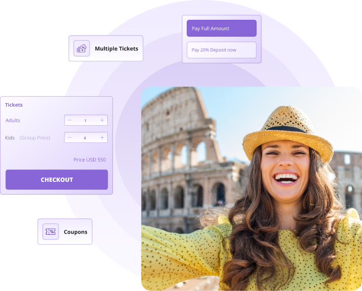 history tour booking software