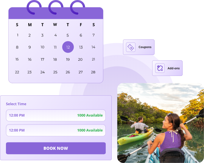 kayaking reservation software